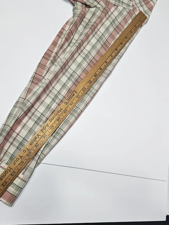 Wrangler Western Plaid Shirt Women's XL Pink White Cowboy Shirt Vintage Inspired - Picture 7 of 10